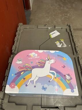 Magic Unicorn Pink Rainbow Playset Case